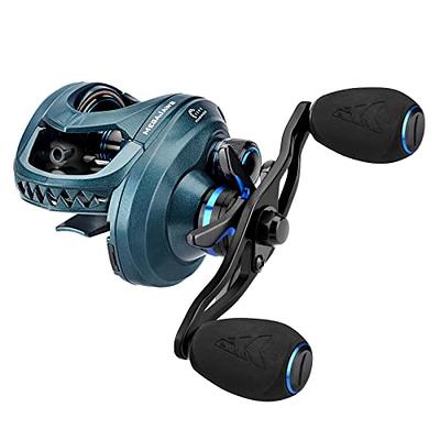 Sougayilang Round Baitcasting Reel Reinforced Metal Body EVA Left