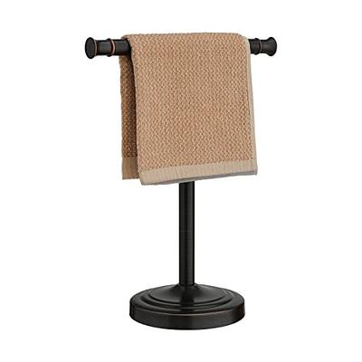 RUMOSE 10 Inch Oil Rubbed Bronze Towel Stand Hand Towel Holder Bathroom  Kitchen Vanity Countertop T-Shape Towel Rack Free Standing Stainless Steel  Towel Bar Towel Ring - Yahoo Shopping