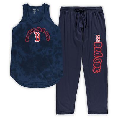 Boston Red Sox Levelwear Charter Striped Raglan Quarter-Zip Top - Navy