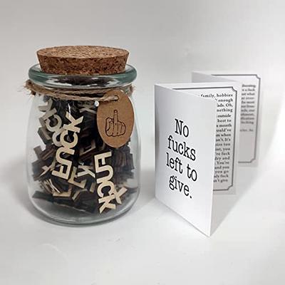  Fucks to Give,Jar of Fuck Gift Jar,Give a Fucks in a