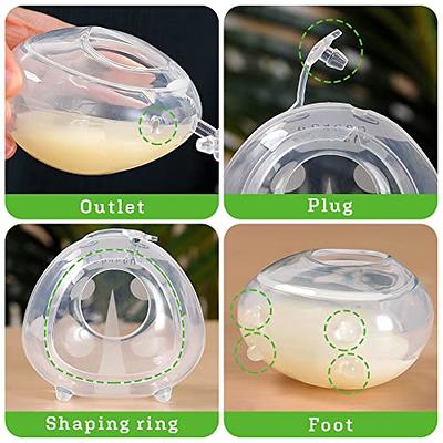 LOV Breast Shells,Milk Saver, Reusable Protect Sore Nipples for  Breastfeeding, Collect Breastmilk Leaks for Nursing Moms, Soft and Flexible