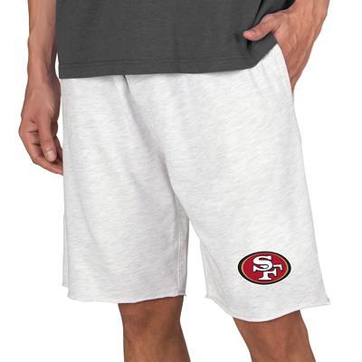 San Francisco 49ers Fanatics Branded Prep Colorblock Shorts - Scarlet