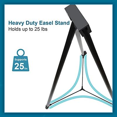 PUJIANG 6 Pcs Easels for Signs,63 Tall Display Easel, Easel Stand for  Display Wedding Sign Poster,Black Floor Standing Easel,Adjustable Art