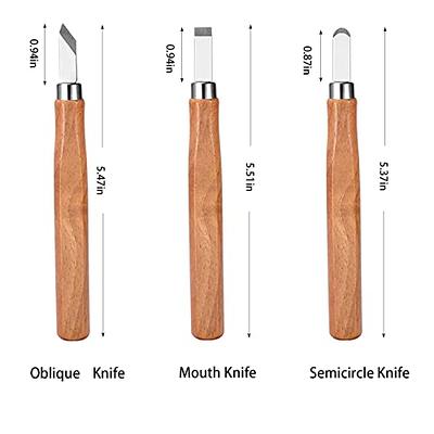 MARKETTY Wood Carving Chisels Sets - 12 Pcs, DIY Wood Carving Kit for  Beginners, Sharp Woodworking Tools, Ideal for Beginners Gift