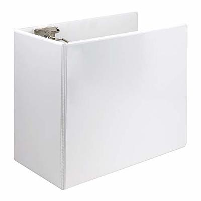 3 Ring Binders, 6 Inch D Ring Heavy Duty Large Binder with Pockets