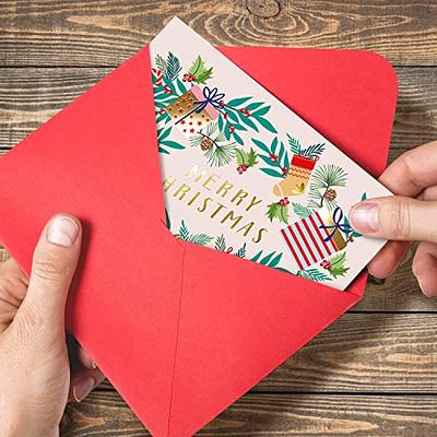 24 Modern Watercolor Religious Christmas Cards + Envelopes - Ritzy