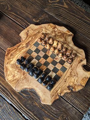 Hand Crafted Mango Wood Ludo Board Game, 'Strategic Challenge