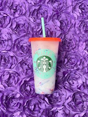 Personalised Starbucks Cup With Straw