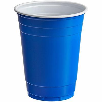 Solo P16R 16 oz. Red Plastic Cup - 1000/Case