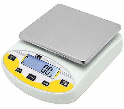 Scale Electronic 5 kg Max - 0.1 G Precision Digital Scale Laboratory Kitchen Scientific