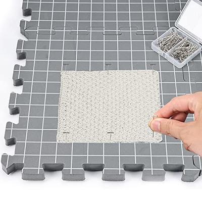 Yrangee Blocking Mats for Knitting,Extra Thick Blocking Boards with Grids  for Needlepoint or Crochet,9 Pack Knitting Mats with 150 T-Pins and Storage  Bag - Yahoo Shopping