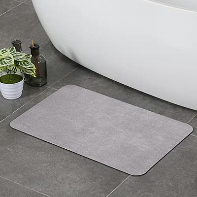 COCOER Non Slip Bath-Mat, Super Absorbent Washable Bath Mats for Bathroom  with Rubber Backing, Thin Bathroom Rugs Fit Under Door-Bathroom Mats-Bathroom  Rugs 24x36 Gray - Yahoo Shopping