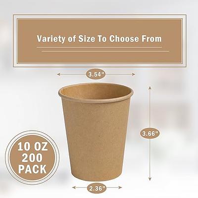 Lamosi 240 Pack 12 OZ Paper Cups, Disposable Coffee Cups, Paper Coffee Cups  12oz, Hot/Cold Beverage Drinking Cups for Water Juice or Tea, Perfect for