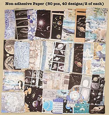 Knaid 200 Pieces Vintage Ephemera Bundle Junk Journal Kit Scrapbook Supplies  Paper Sticker Material Pack for Art Journaling Bullet Journals Planners  Collage Decoupage Crafter Gifts (Cottagecore)