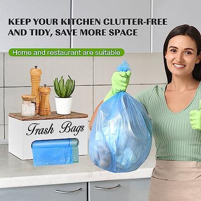 Kitchen Grocery Plastic Bag Holder Dispenser Wall Mount Garbage