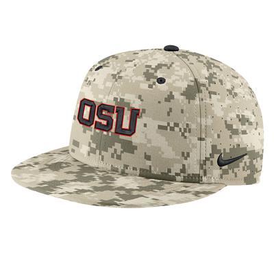 Men's Nike Black Oregon State Beavers Aero True Baseball Performance Fitted  Hat