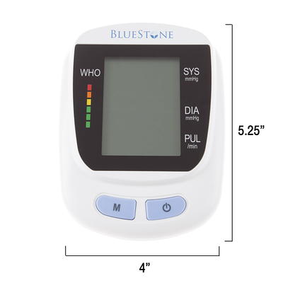 Bluestone Automatic Wrist Blood Pressure Monitor - LCD Display