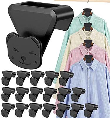 18PCS Space Saving for Hangers, Space Savers Bear-Shaped with Triangles for  Hangers, Clothes Hanger Connector Hooks, Hanger Extender for Heavy Duty  Cascading Connection Hook, Black - Yahoo Shopping