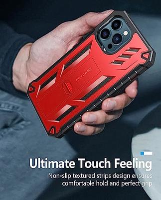 FNTCASE for iPhone 14 Pro Max Case: Military Grade Rugged Cell Phone Cover  with Kickstand & Holster | Shockproof TPU Protection Bumper Matte Textured