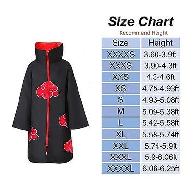  Unisex Akatsuki Cloak Itachi Uchiha Tobi Obito Cloak Halloween Cosplay  Costume Long Robe Cape Adults XXL : Clothing, Shoes & Jewelry