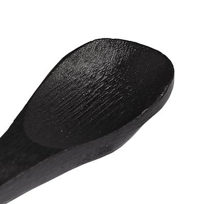 BambooMN Bamboo Black Serving Spoons, Mini Salt Spoon/Tiny Wooden Spoons  for Spices, 10pcs Black Oval 3.5 - Yahoo Shopping