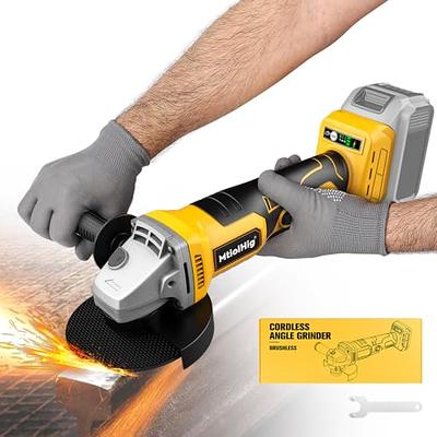 SHALL Angle Grinder Tool 7.5Amp 4-1/2 Inch, 6-Variable-Speed Grinders Power  Tools, Electric Metal Grinder 12000 RPM w/ 2 Safety Guards, Cutting