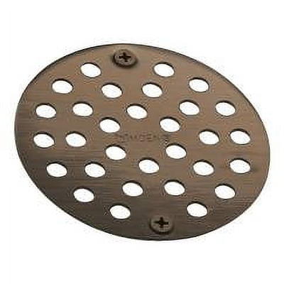 4 Prefab Round Shower Drain in Venetian Bronze