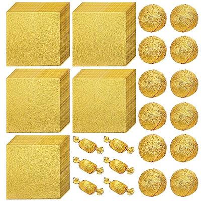 100 pcs Golden aluminum foil Candy Chocolate biscuits tin wrapping