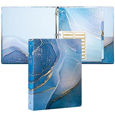 Amazon.com : 4 Pieces 3 Ring Binder Cute Decorative Binders 1 Inch Round  Rings Floral Marble Binder Organizer for Letter Size Paper Hardcover Binder  for School Office (Floral Style) : Office Products