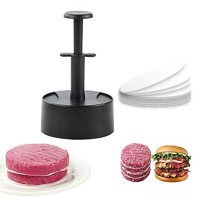 1000W Electric Non-stick Twin Hamburger Burger Patty Maker Grill