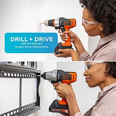  BLACK+DECKER 20V MAX MATRIX Drill, Power Tool Combo