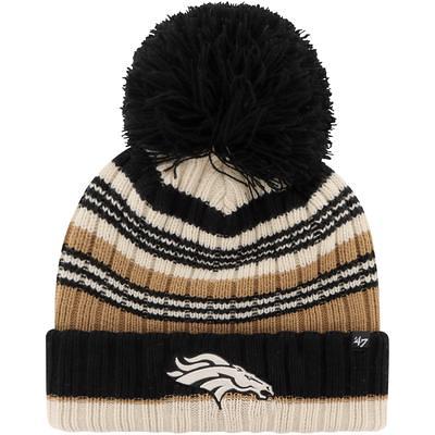 Fanatics Branded Heather Gray Denver Broncos Cuffed Knit Hat with Pom