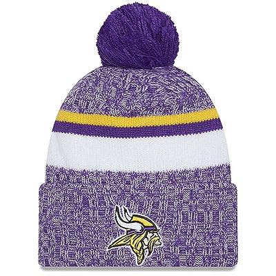 Minnesota Vikings 2022 NFL SIDELINE Cream-Purple Fitted Hat