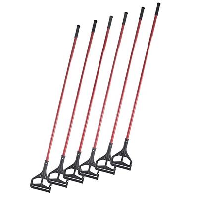 Rubbermaid Wet Mop Handle, Side Gate Mop Connection Type, Red