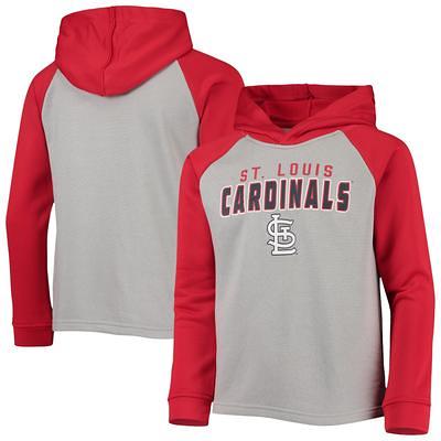 St. Louis Cardinals Concepts Sport Inertia Raglan Long Sleeve Henley T-Shirt  - Heather Navy