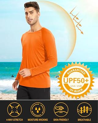 Fishing Shirts for Men Long Sleeve Shirts Sun Protection Shirts, Athletic  Shirts for Men, Men UPF 50+ SPF Shirts for Running Hiking 