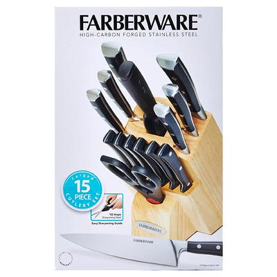 Farberware 12-Piece Forged Triple Riveted Knife Set - Cutlery