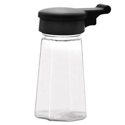 Spice Shaker Jar For Salt And Pepper/Parmesan Cheese/Seasoning Shaker, With  Dual Flap Lid Perforated And Pouring Top - 6 Oz Glass Seasoning Shaker 