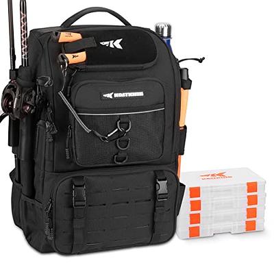 KastKing Karryall Fishing Tackle Backpack with Rod Holders 4 Tackle  Boxes,40L Fishing Bag Storage Fishing Gear and Equipment - Yahoo Shopping