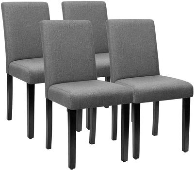 fabric armless dining chair