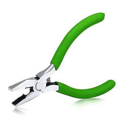 4.7 inch Needle Nose Pliers - Jewelry Pliers with Wire Cutter Function - Small Pliers - Suitable for Bending Steel Wire, Jewelry Making, Small