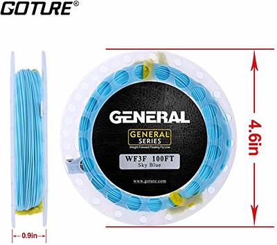 Goture Fly Fishing Line Weight Forward Floating Fly Line (Sky Blue