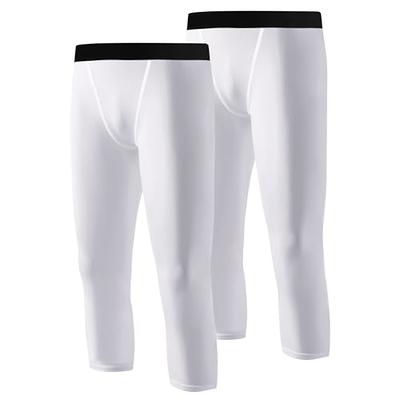 Hotfiary 3/4 Boys Youth Compression Leggings Single Leg Athletic Capris  Tights Sports Base Layer for Kids Basketball - Yahoo Shopping