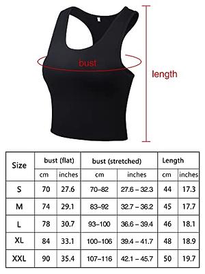 4 Pieces Basic Sleeveless Racerback Crop Tank Top Women's Sports Crop Top  for Lady Girls Daily Wearing (White, Large) - Yahoo Shopping