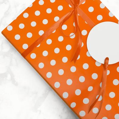 JAM Paper Wrapping Paper Glossy 25 Sq Ft Orange - Office Depot