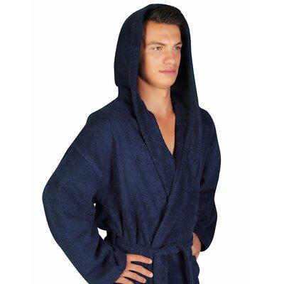 L/XL Luxe Zero Twist Bath Robe Blue - Charisma