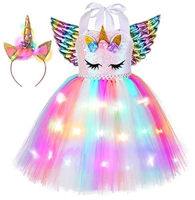 LED Light Up Rainbow Dress