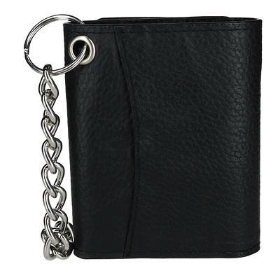 YSL Blue Grained Calfskin Envelope Wallet-On-Chain (WOC) QTBDQW18BH006