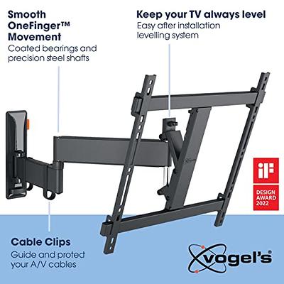 Vogel's TVM 3445 full-motion TV wall bracket for 32-65 inch TVs, Max. 55  lbs (25 kg), Swivels up to 180º, Full-Motion TV wall mount, Max. VESA  400x400, Universal compatibility - Yahoo Shopping