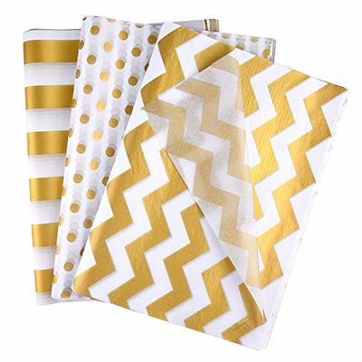 Gold Tissue Paper for Gift Wrapping Bags and Birthday Party (60